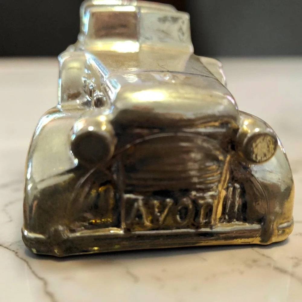 VTG 70s Avon Solid Gold Cadillac Wild Country After Shave 6oz Men Bottle NIB Box